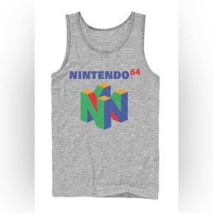 TARGET - Nintendo Classic N64 Logo Tank Top - Men / Size XXL (Gray)